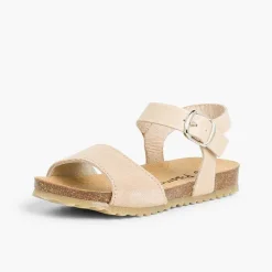 Sandalias<Pisamonas Sandalias Niña Napa Y Serraje Cierre Hebilla