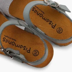 Sandalias<Pisamonas Sandalias Niña Napa Y Serraje Cierre Hebilla