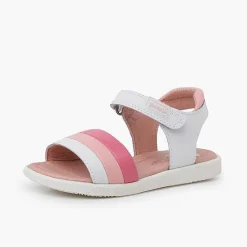 Sandalias<Pisamonas Sandalias Niña Piel Bandas Tricolor Color Rosa