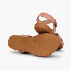 Sandalias<Pisamonas Sandalias Niña Piel Con Cinta Adhesiva
