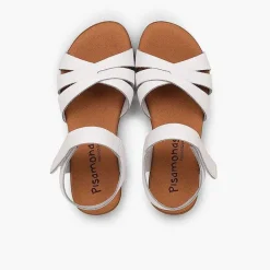 Sandalias<Pisamonas Sandalias Niña Piel Con Cinta Adhesiva
