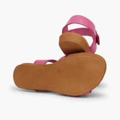 Sandalias<Pisamonas Sandalias Niña Piel Con Cinta Adhesiva