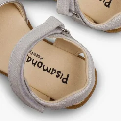 Sandalias<Pisamonas Sandalias Niña Piel Grabada Brillante Tira Adherente