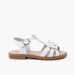 Sandalias<Pisamonas Sandalias Niña Piel Lazo Cierre Hebilla