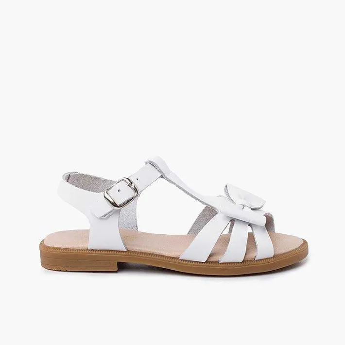 Sandalias<Pisamonas Sandalias Niña Piel Lazo Cierre Hebilla