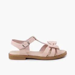 Sandalias<Pisamonas Sandalias Niña Piel Lazo Cierre Hebilla