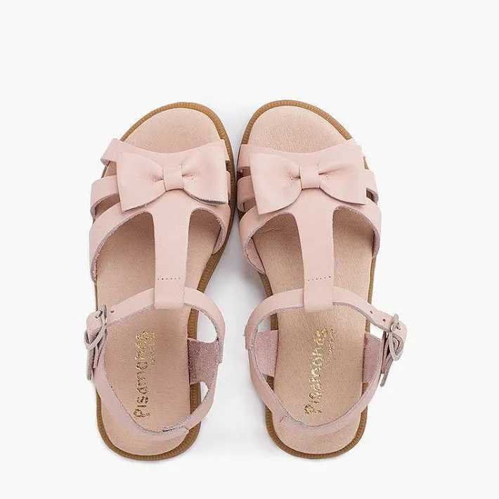 Sandalias<Pisamonas Sandalias Niña Piel Lazo Cierre Hebilla