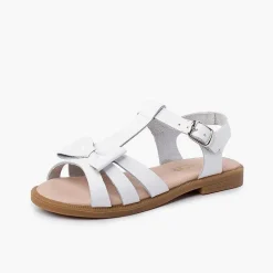Sandalias<Pisamonas Sandalias Niña Piel Lazo Cierre Hebilla