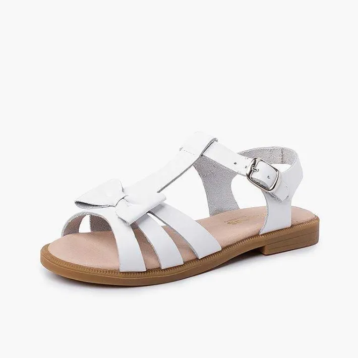 Sandalias<Pisamonas Sandalias Niña Piel Lazo Cierre Hebilla