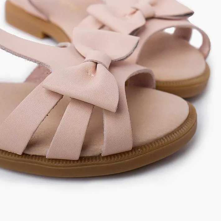 Sandalias<Pisamonas Sandalias Niña Piel Lazo Cierre Hebilla