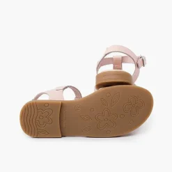 Sandalias<Pisamonas Sandalias Niña Piel Lazo Cierre Hebilla