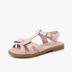 Sandalias<Pisamonas Sandalias Niña Piel Lazo Cierre Hebilla