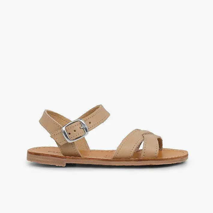 Sandalias<Pisamonas Sandalias Niña Piel Lisa Cruzada