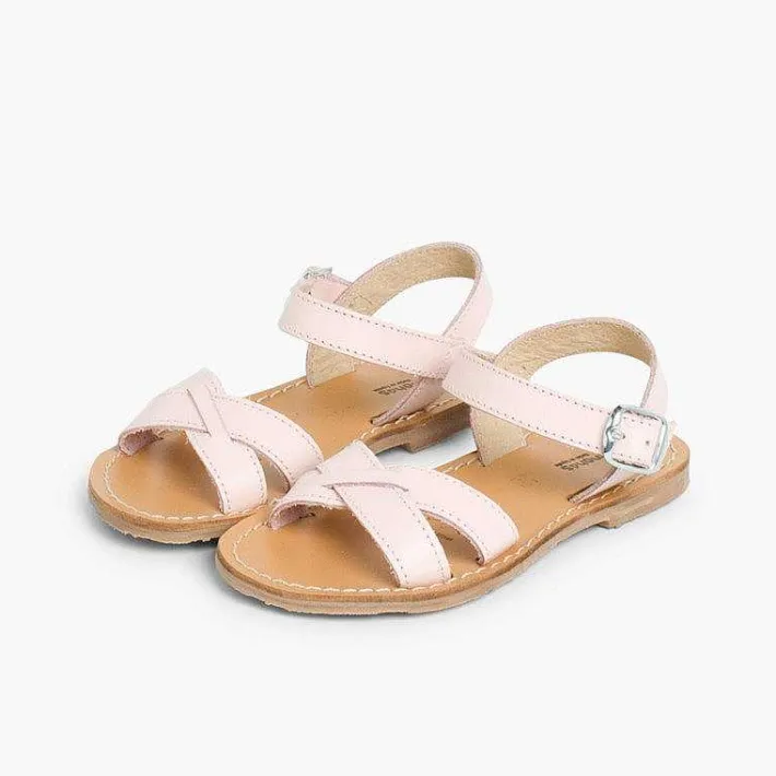 Sandalias<Pisamonas Sandalias Niña Piel Lisa Cruzada