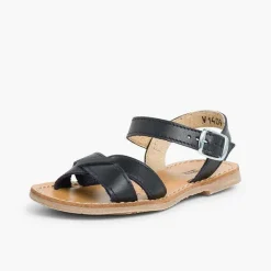 Sandalias<Pisamonas Sandalias Niña Piel Lisa Cruzada
