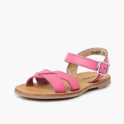 Sandalias<Pisamonas Sandalias Niña Piel Lisa Cruzada