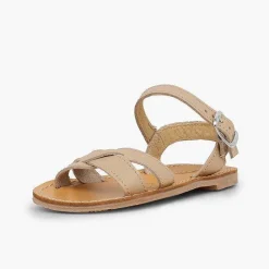 Sandalias<Pisamonas Sandalias Niña Piel Lisa Cruzada