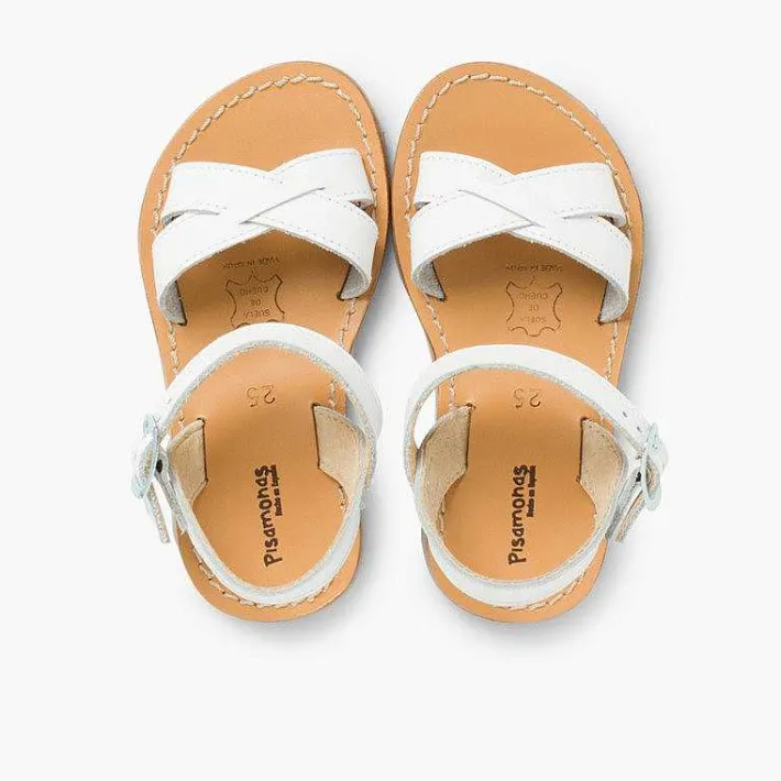Sandalias<Pisamonas Sandalias Niña Piel Lisa Cruzada