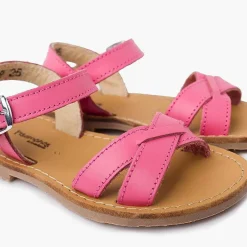 Sandalias<Pisamonas Sandalias Niña Piel Lisa Cruzada