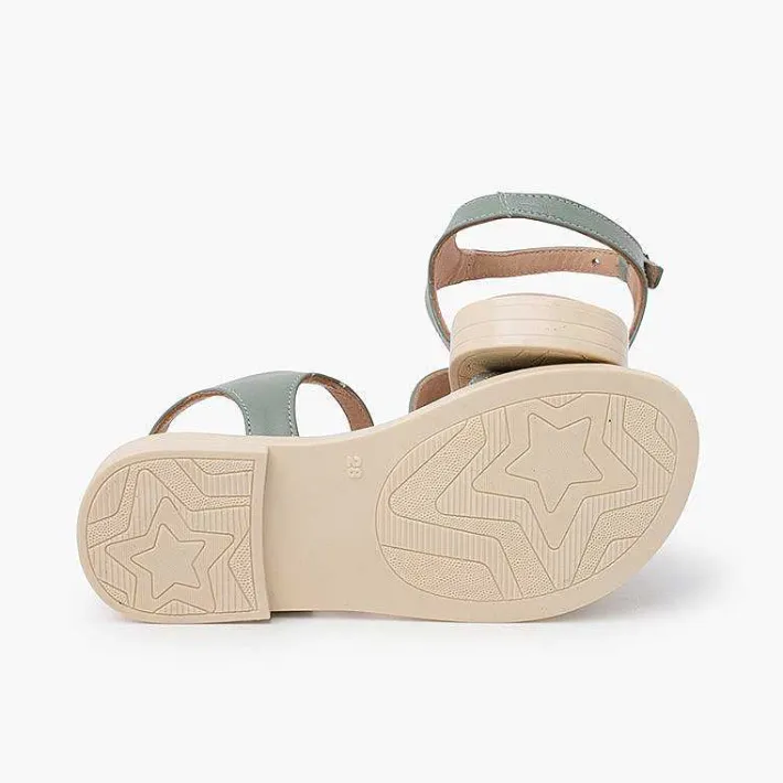 Sandalias<Pisamonas Sandalias Niña Piel Pala Escotada