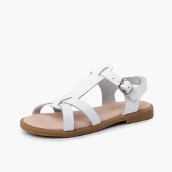 Sandalias<Pisamonas Sandalias Niña Piel Tiras Cierre Hebilla