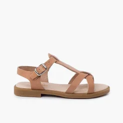 Sandalias<Pisamonas Sandalias Niña Piel Tiras Cierre Hebilla