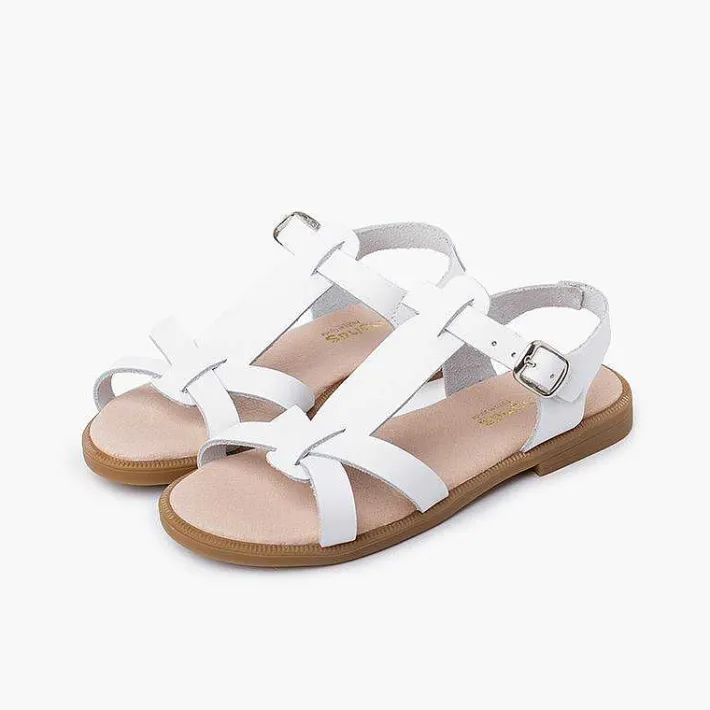 Sandalias<Pisamonas Sandalias Niña Piel Tiras Cierre Hebilla