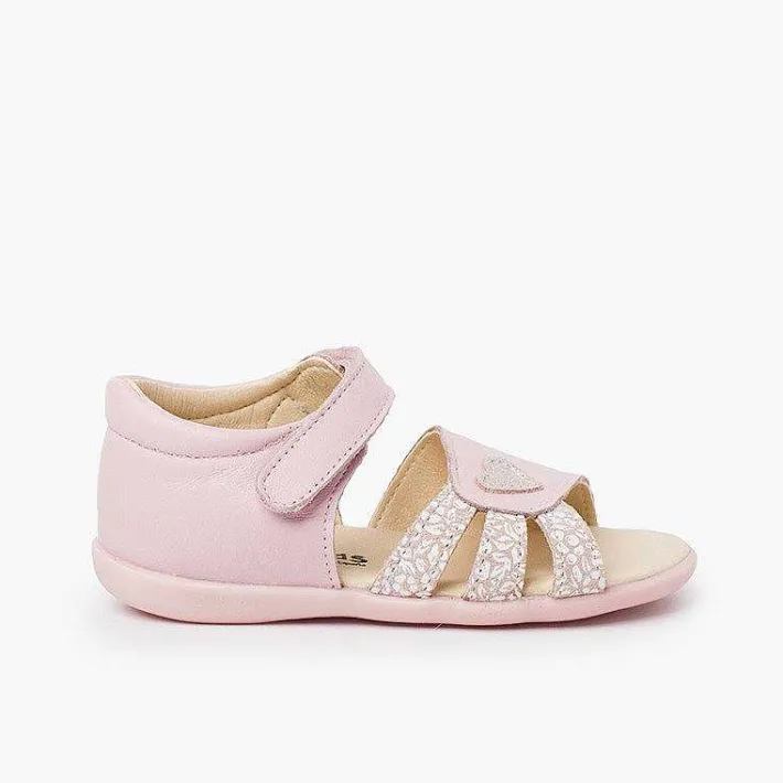Sandalias<Pisamonas Sandalias Niña Primeros Pasos Corazon