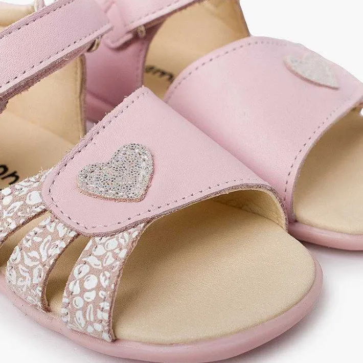 Sandalias<Pisamonas Sandalias Niña Primeros Pasos Corazon