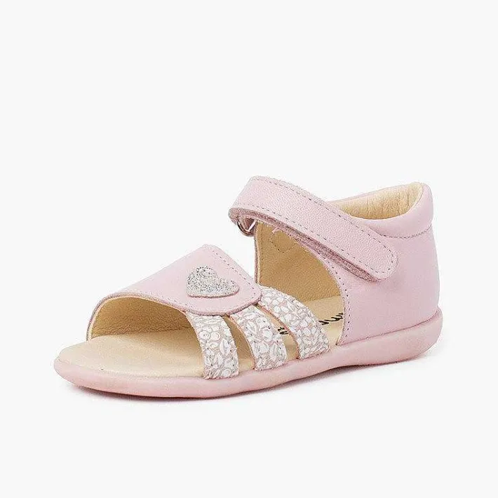 Sandalias<Pisamonas Sandalias Niña Primeros Pasos Corazon