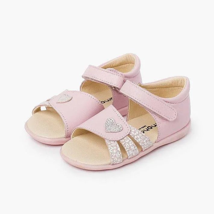 Sandalias<Pisamonas Sandalias Niña Primeros Pasos Corazon