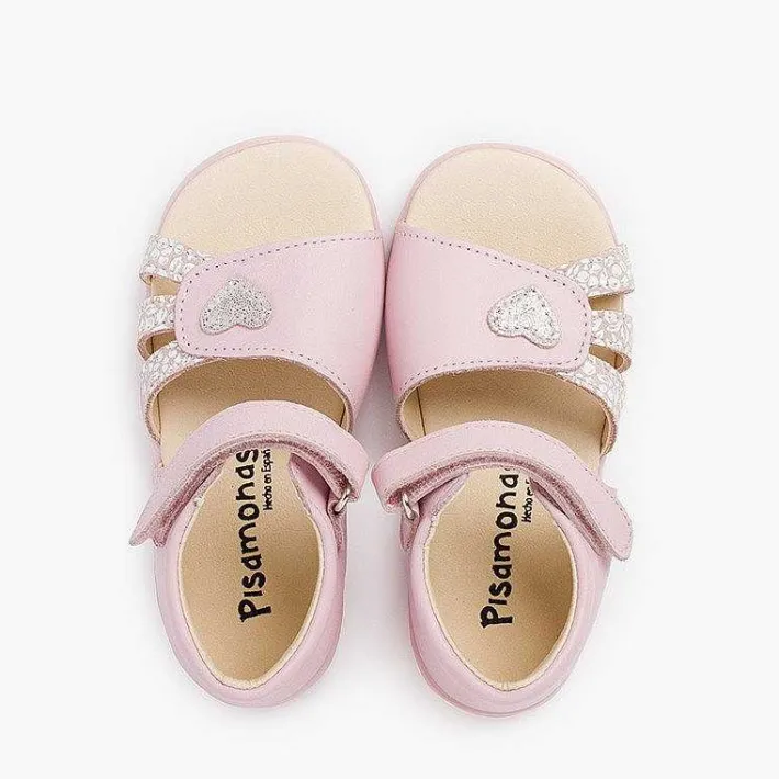 Sandalias<Pisamonas Sandalias Niña Primeros Pasos Corazon