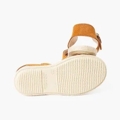 Sandalias<Pisamonas Sandalias Niña Serraje Y Yute Tiras Cruzadas