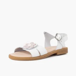 Sandalias<Pisamonas Sandalias Niña Tira Ancha Adherente Flor Cierre Hebilla
