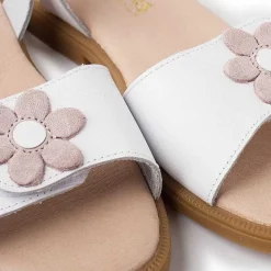 Sandalias<Pisamonas Sandalias Niña Tira Ancha Adherente Flor Cierre Hebilla