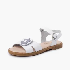 Sandalias<Pisamonas Sandalias Niña Tira Ancha Adherente Flor Cierre Hebilla