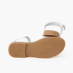 Sandalias<Pisamonas Sandalias Niña Tira Ancha Adherente Flor Cierre Hebilla