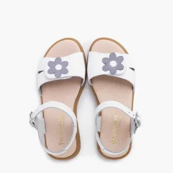 Sandalias<Pisamonas Sandalias Niña Tira Ancha Adherente Flor Cierre Hebilla