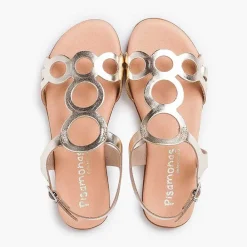 Sandalias<Pisamonas Sandalias Niña Y Mujer De Piel Cierre Hebilla