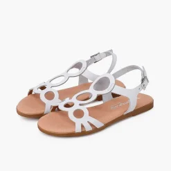 Sandalias<Pisamonas Sandalias Niña Y Mujer De Piel Cierre Hebilla