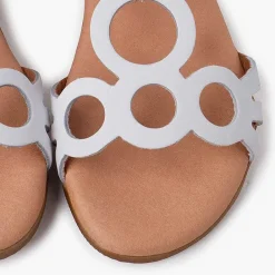 Sandalias<Pisamonas Sandalias Niña Y Mujer De Piel Cierre Hebilla