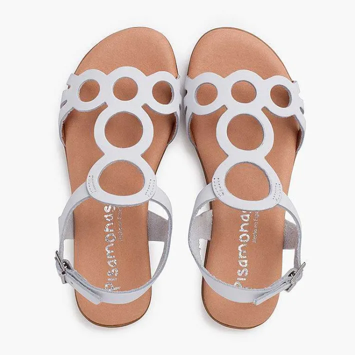 Sandalias<Pisamonas Sandalias Niña Y Mujer De Piel Cierre Hebilla
