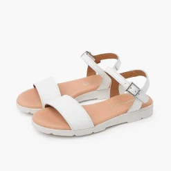 Sandalias<Pisamonas Sandalias Niña Y Mujer En Piel Con Plantilla De Gel