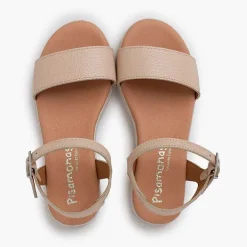 Sandalias<Pisamonas Sandalias Niña Y Mujer En Piel Con Plantilla De Gel