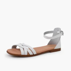 Sandalias<Pisamonas Sandalias Niña Y Mujer En Piel Con Tiras Y Talonera