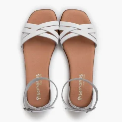 Sandalias<Pisamonas Sandalias Niña Y Mujer En Piel Con Tiras Y Talonera