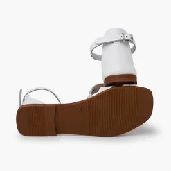 Sandalias<Pisamonas Sandalias Niña Y Mujer En Piel Con Tiras Y Talonera