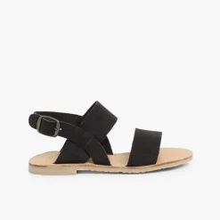 Sandalias<Pisamonas Sandalias Niña Y Mujer Nobuck Tiras Anchas