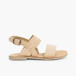 Sandalias<Pisamonas Sandalias Niña Y Mujer Nobuck Tiras Anchas