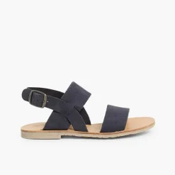 Sandalias<Pisamonas Sandalias Niña Y Mujer Nobuck Tiras Anchas